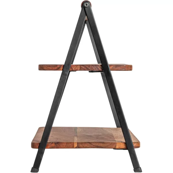 imageCreative CoOp Acacia Wood 2Tier Serving Stand