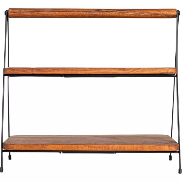 imageCreative CoOp Acacia Wood 2Tier Serving Stand