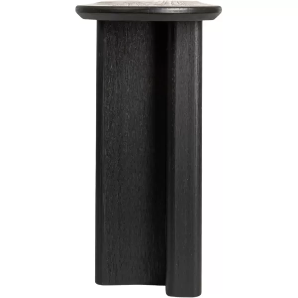 imageCreative CoOp Asymmetrical Firwood and Sycamore Wood Console Table Black