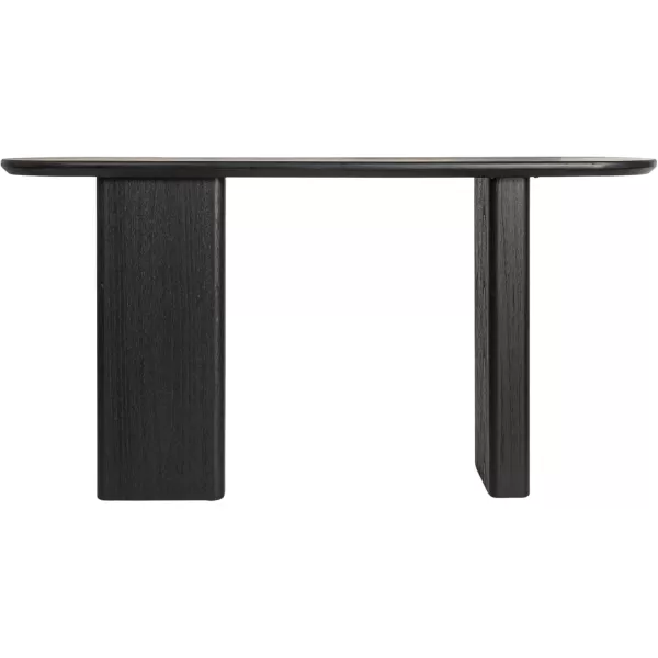 imageCreative CoOp Asymmetrical Firwood and Sycamore Wood Console Table Black