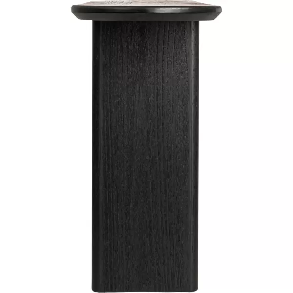 imageCreative CoOp Asymmetrical Firwood and Sycamore Wood Console Table Black