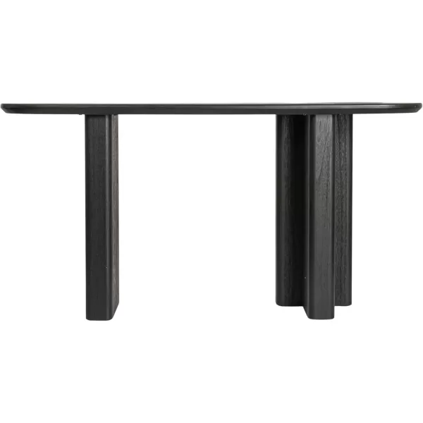 imageCreative CoOp Asymmetrical Firwood and Sycamore Wood Console Table Black