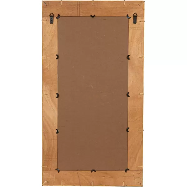 imageCreative CoOp Bamboo Rectangular Wall Mirror NaturalNatural