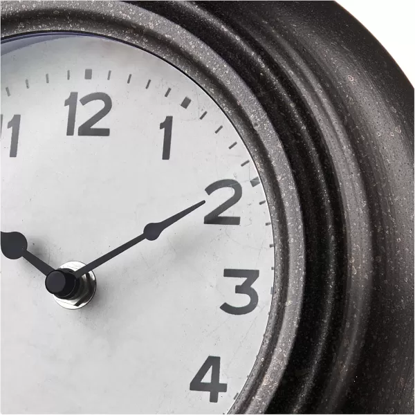 imageCreative CoOp Black Metal Mantel Clock
