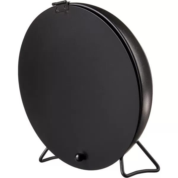 imageCreative CoOp Black Metal Mantel Clock