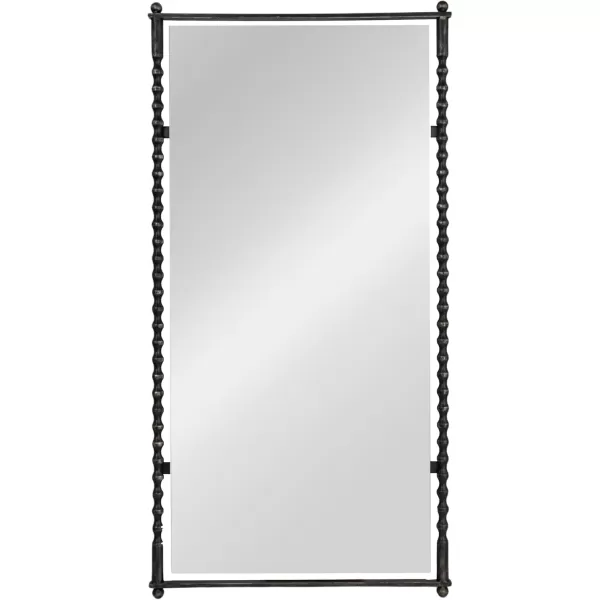 imageCreative CoOp Cast Metal Framed Tall Wall Mirror Antique Brass FinishBlack