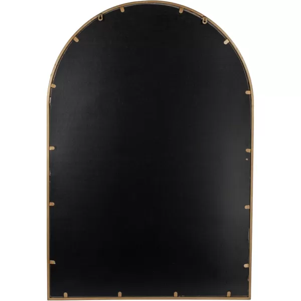 imageCreative CoOp Decorative Metal Arched Wall Mirror with Window Style Design Gold