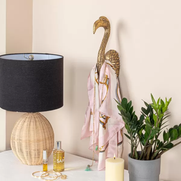 imageCreative CoOp Decorative Resin Bird Head Wall Decor Gold