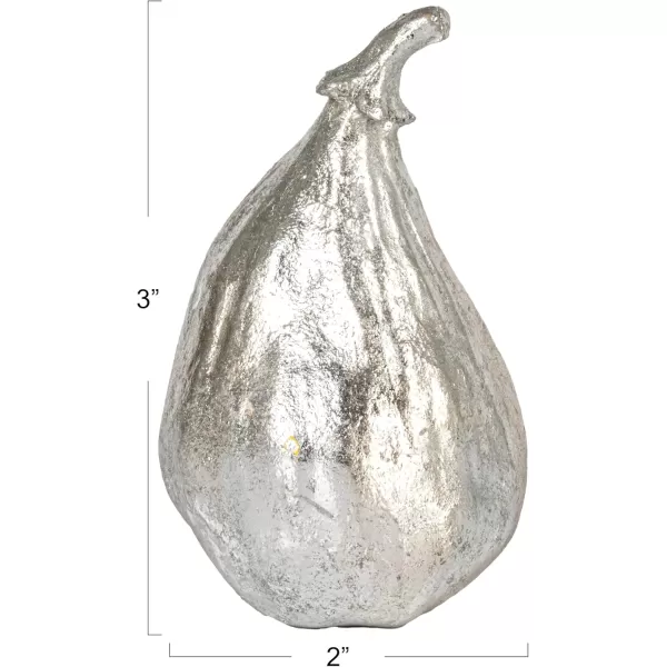 imageCreative CoOp Decorative Resin Figs Silver Finish Set of 5Silver