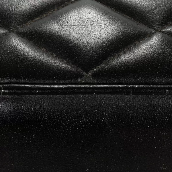 imageCreative CoOp Long Leather Bench with Mango Wood Legs BlackBlack
