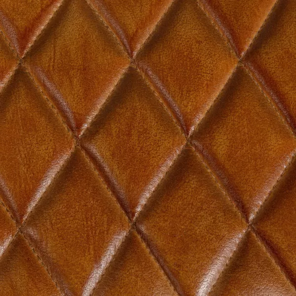 imageCreative CoOp Long Leather Bench with Mango Wood Legs BlackBrown