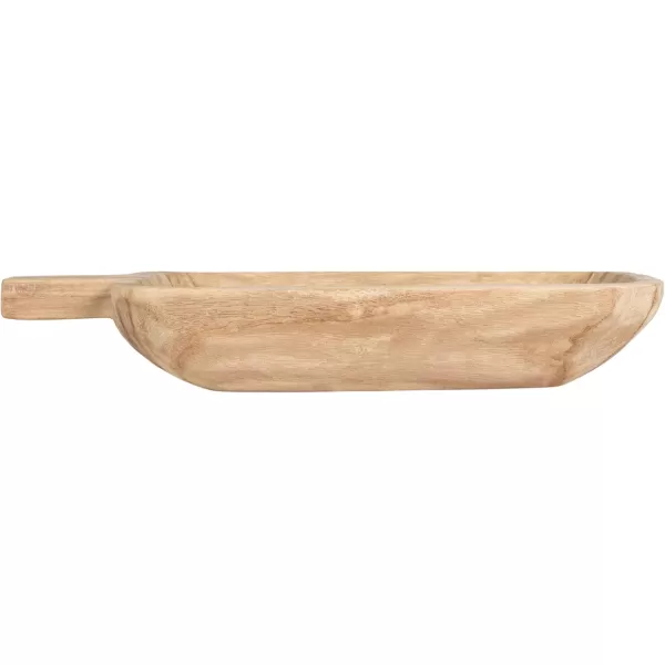 imageCreative CoOp Medium Paulownia Wood Tray for Serving and Storage Natural20 L