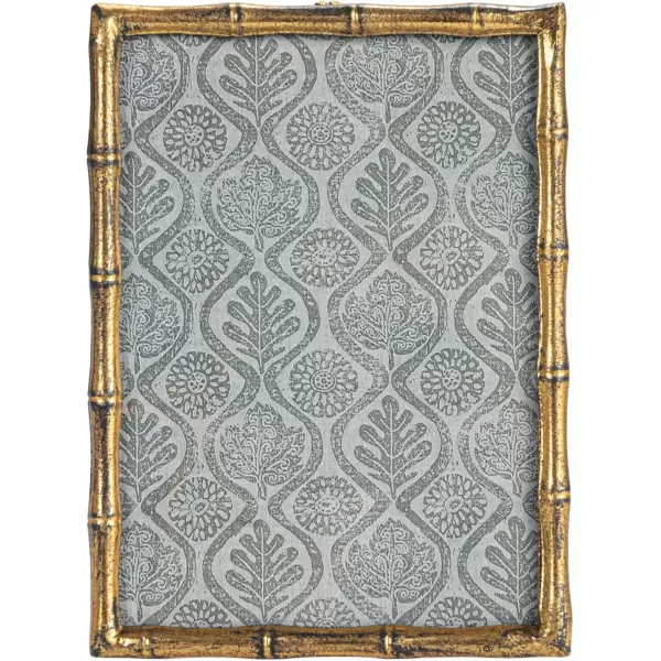 imageCreative CoOp Metal and Reclaimed Wood Photo Frame GoldGold