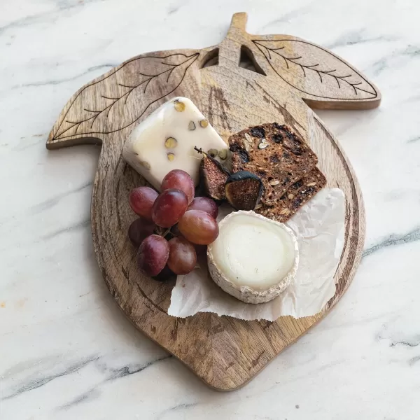 imageCreative CoOp Natural Citrus Charm Mango Wood Cheese Board Medium