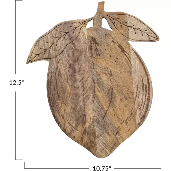 imageCreative CoOp Natural Citrus Charm Mango Wood Cheese Board Medium