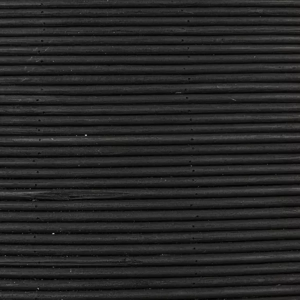 imageCreative CoOp Natural Round Rattan Barrel Accent TableBlack