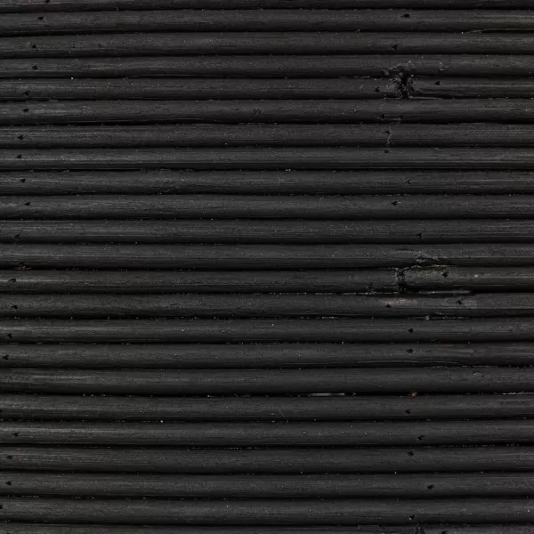 imageCreative CoOp Natural Round Rattan Barrel Accent TableBlack