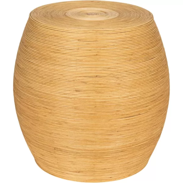 imageCreative CoOp Natural Round Rattan Barrel Accent TableNatural
