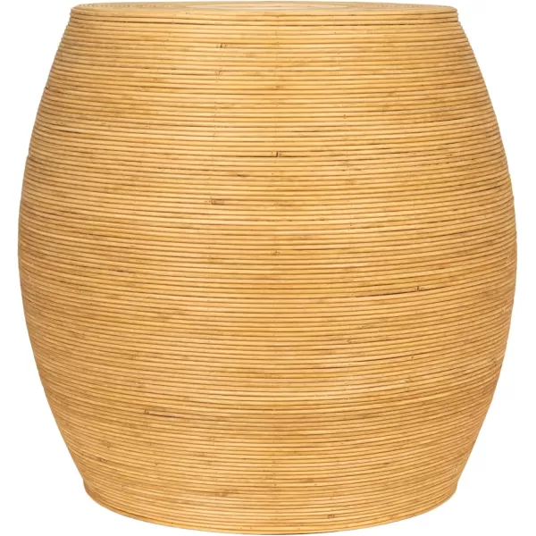 imageCreative CoOp Natural Round Rattan Barrel Accent TableNatural