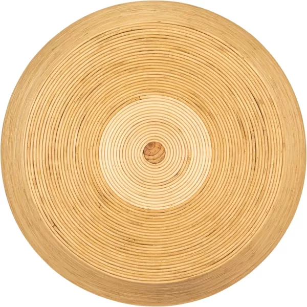 imageCreative CoOp Natural Round Rattan Barrel Accent TableNatural