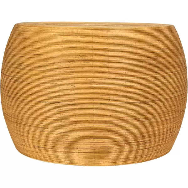 imageCreative CoOp Natural Round Rattan Barrel Accent TableNatural