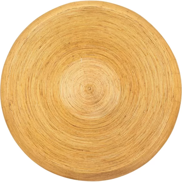 imageCreative CoOp Natural Round Rattan Barrel Accent TableNatural