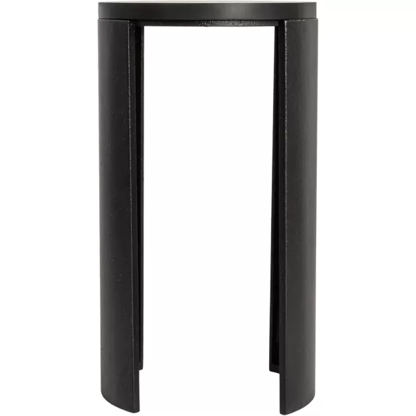 imageCreative CoOp Sleek Metal Round End Table Black