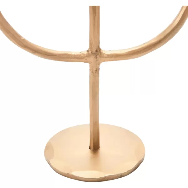 imageCreative CoOp Tall Artisanal Metal Candelabra SilverBrass