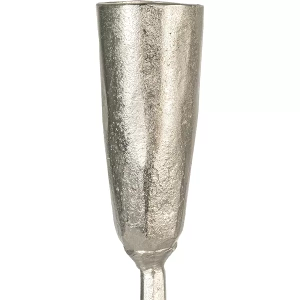 imageCreative CoOp Tall Artisanal Metal Candelabra SilverSilver