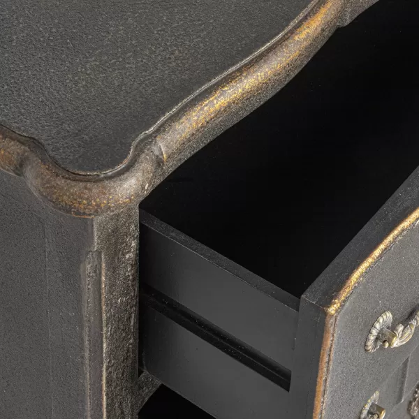 imageCreative CoOp Wood Dresser Cabinet Distressed GreyDistressed Black