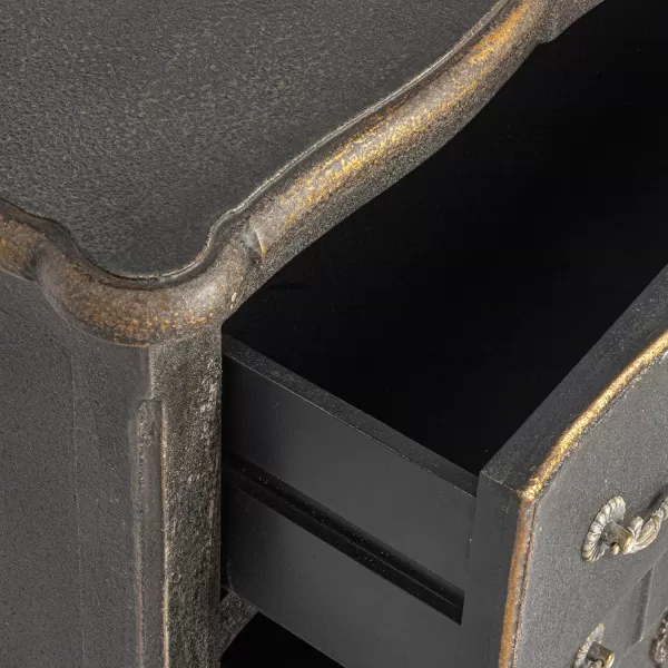 imageCreative CoOp Wood Dresser Cabinet Distressed GreyDistressed Black