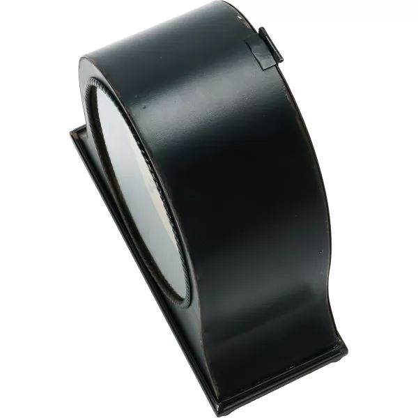 imageCreative Coop DF4082 Metal Mantel Clock Black Requires 1AA Battery Dcor