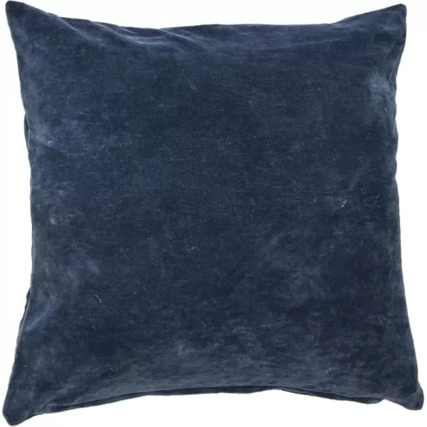 imageCreative CoOp 20quot Square Velvet Knife Edge Pillow Decorative Pillow Cover 20quot x 20quot YellowBlue