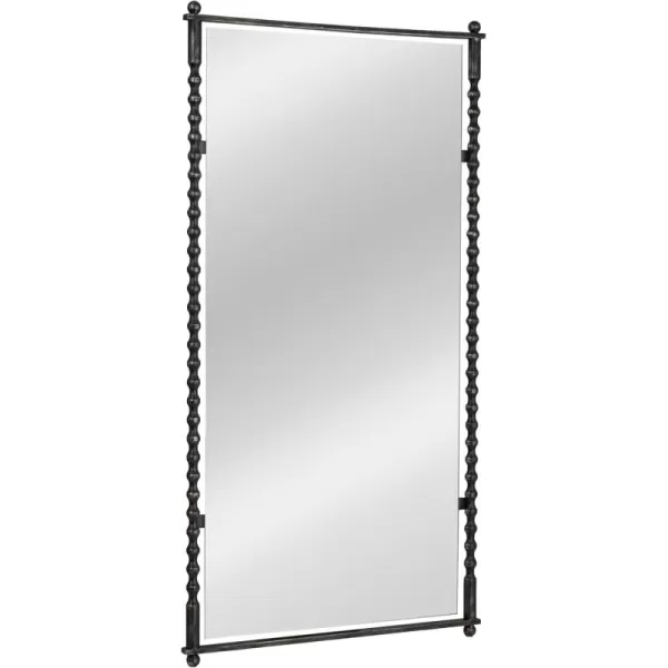imageCreative CoOp Cast Metal Framed Tall Wall Mirror Antique Brass FinishBlack
