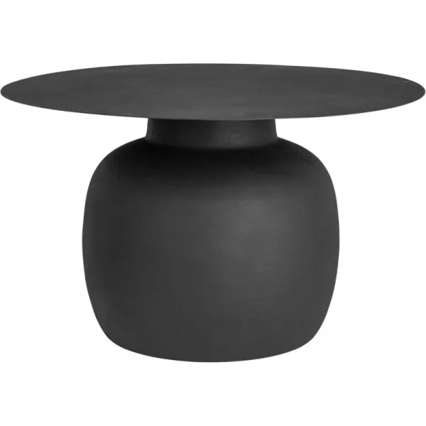 imageCreative CoOp Chic Metal Round Coffee Table Black