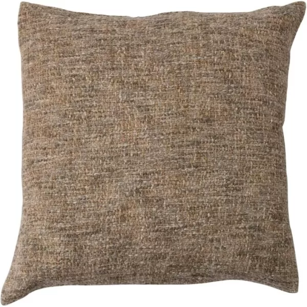imageCreative CoOp Mlange Cotton Blend Boucl Pillow 20quot L x 20quot W x 2quot H Gray