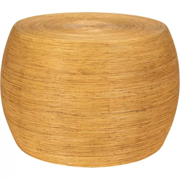 imageCreative CoOp Natural Round Rattan Barrel Accent TableNatural