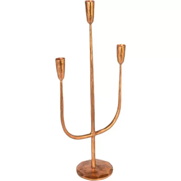 imageCreative CoOp Tall Artisanal Metal Candelabra SilverCopper