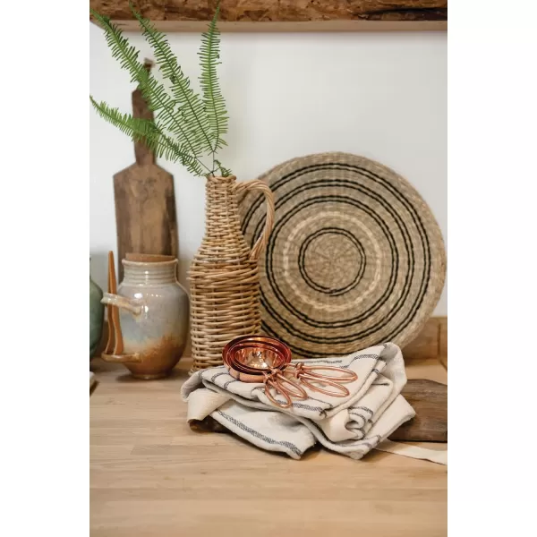imageCreative CoOp 15quot Round Handwoven Seagrass Set of 2 Styles Placemats Brown 2 Count