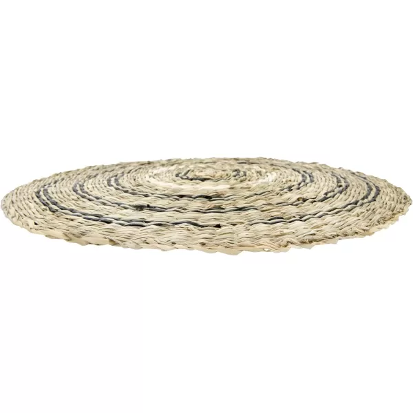 imageCreative CoOp 15quot Round Handwoven Seagrass Set of 2 Styles Placemats Brown 2 Count