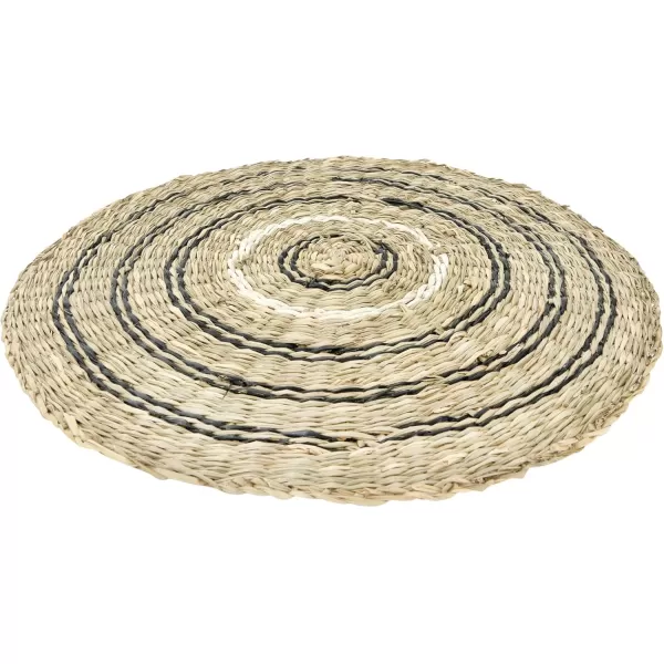 imageCreative CoOp 15quot Round Handwoven Seagrass Set of 2 Styles Placemats Brown 2 Count