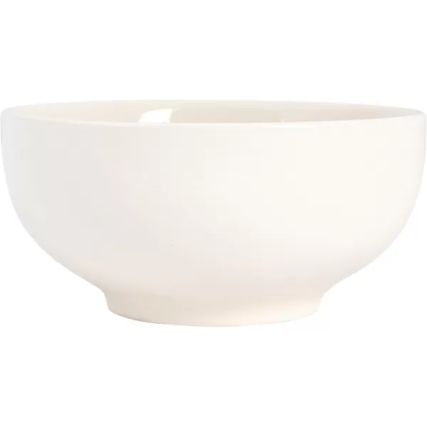 imageCreative CoOp 6 Inches Round Stoneware Cereal Dinnerware Set with Sea Animal Designs Cream Set of 6 Bowls