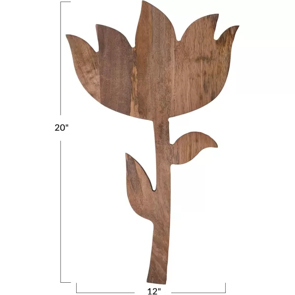 imageCreative CoOp Bloom Mango Wood Serving Board Natural