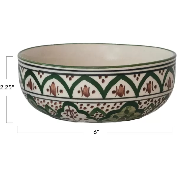 imageCreative CoOp Round Botanical Bliss Stoneware Mug MulticolorDinner Bowl
