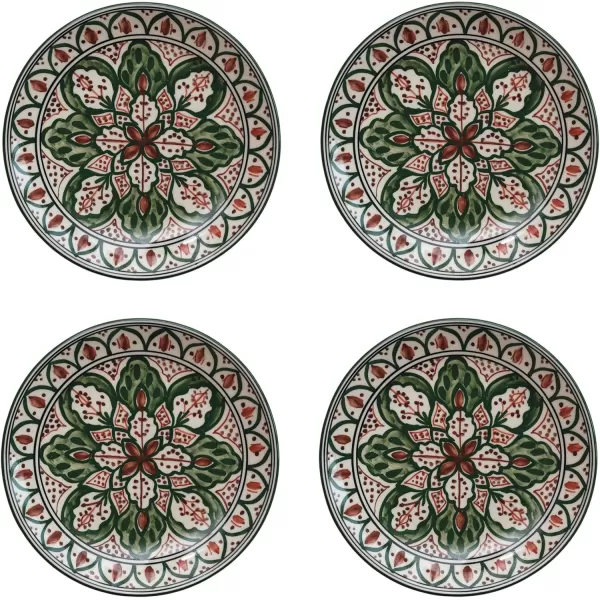 imageCreative CoOp Round Botanical Bliss Stoneware Mug MulticolorPlate