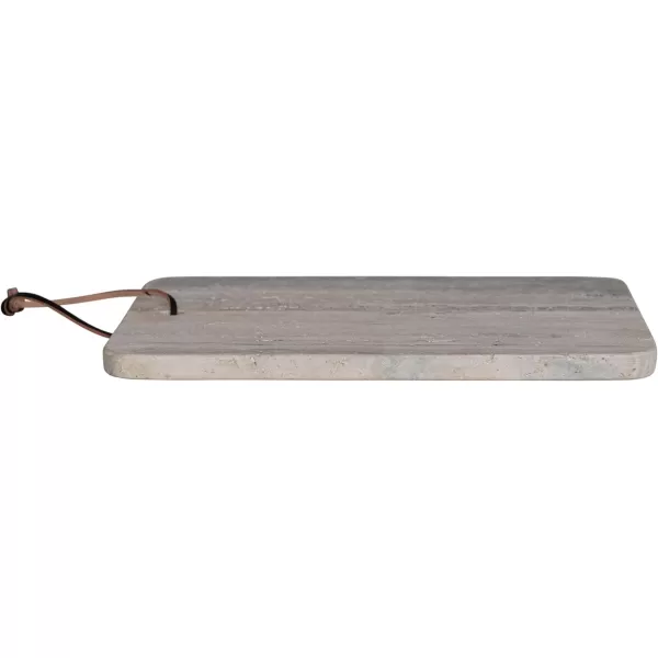 imageCreative CoOp Wide Travertine Slicer Leather Tie Natural Cheese and Cutting Board One Size