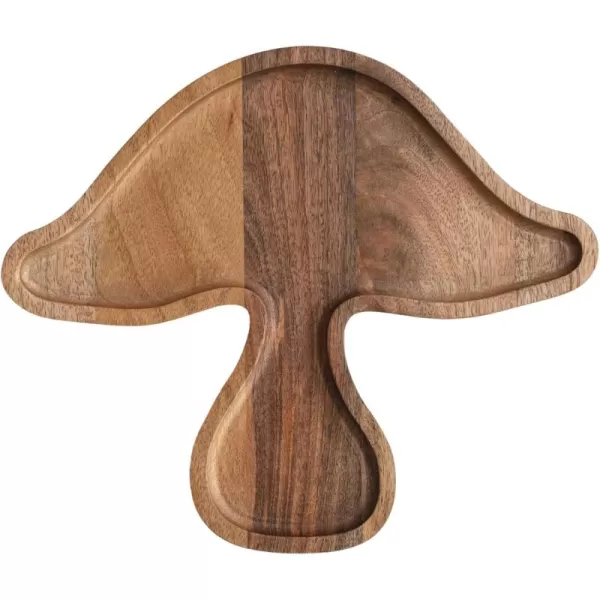 imageCreative CoOp Mushroom Shaped Mango Wood Serving Board Natural