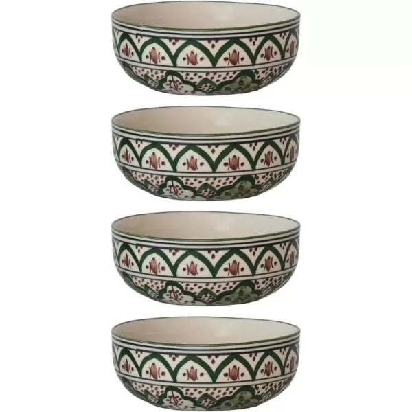 imageCreative CoOp Round Botanical Bliss Stoneware Mug MulticolorDinner Bowl