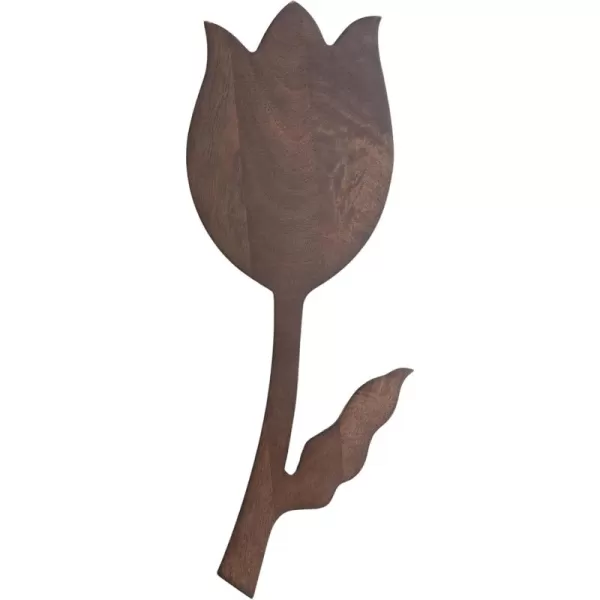 imageCreative CoOp Tulip Shaped Mango Wood Serving Board Natural