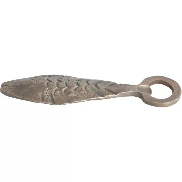 imageCreative CoOp Coastal Metal Fish Shaped Antique Gold Finish Bottle Opener